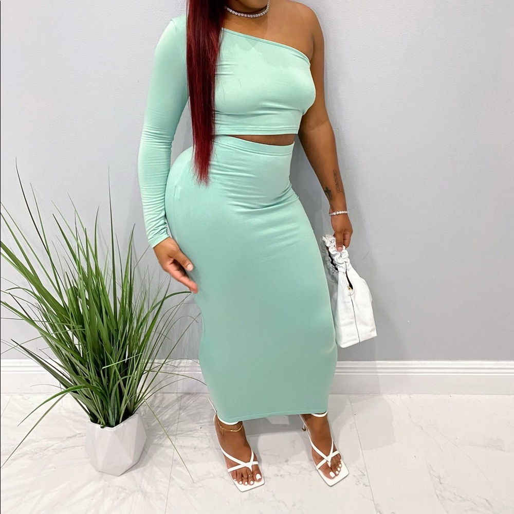 Two Piece Top & Skirt